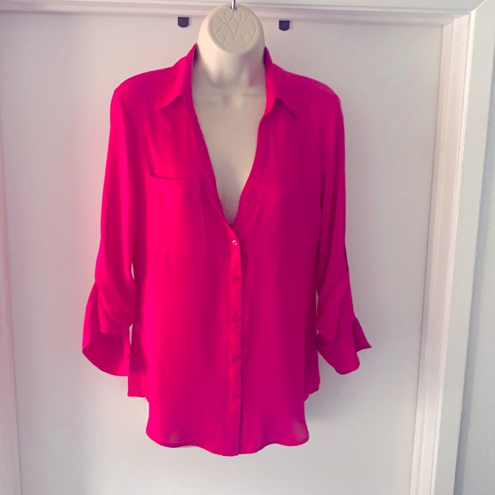 Express Fuchsia pink Top